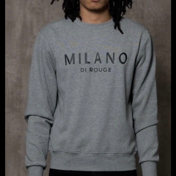 Milano Di Rouge Unisex Signature Crewneck - Picture 1 of 1
